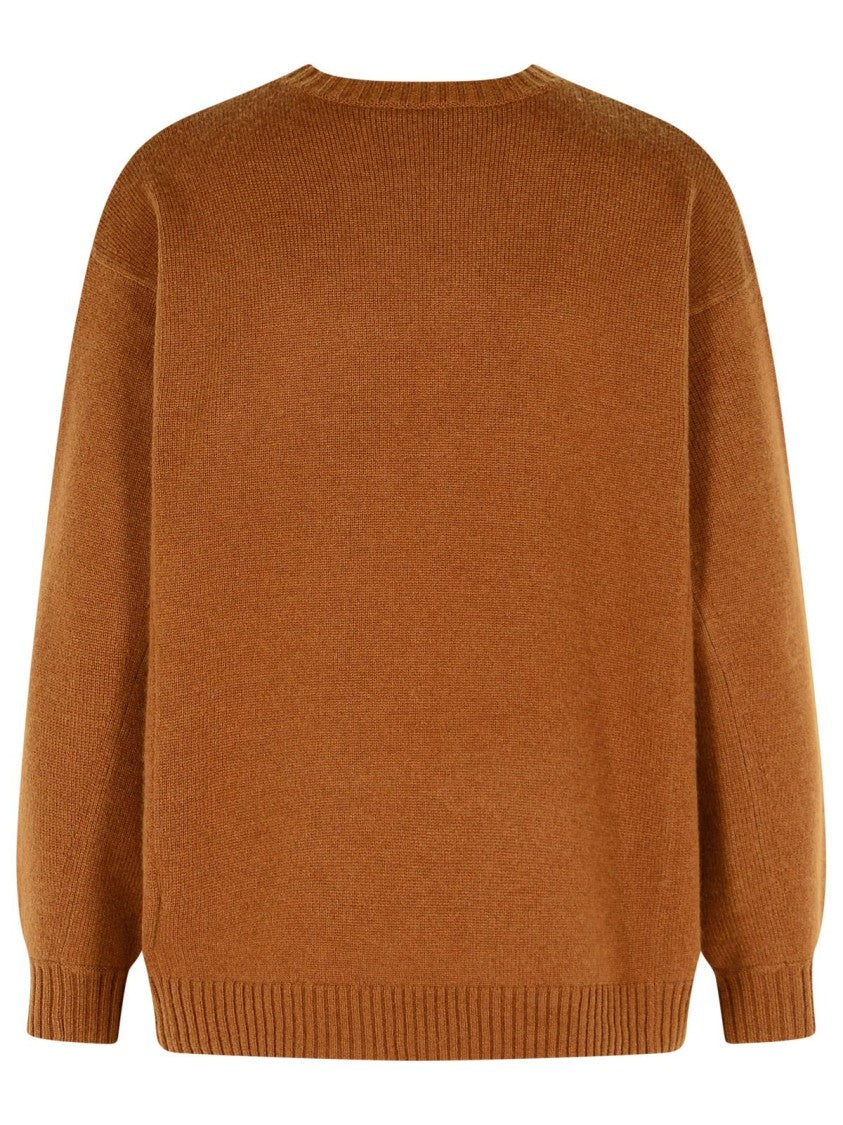 Max Mara Wool And Cashmere Leather Sweater