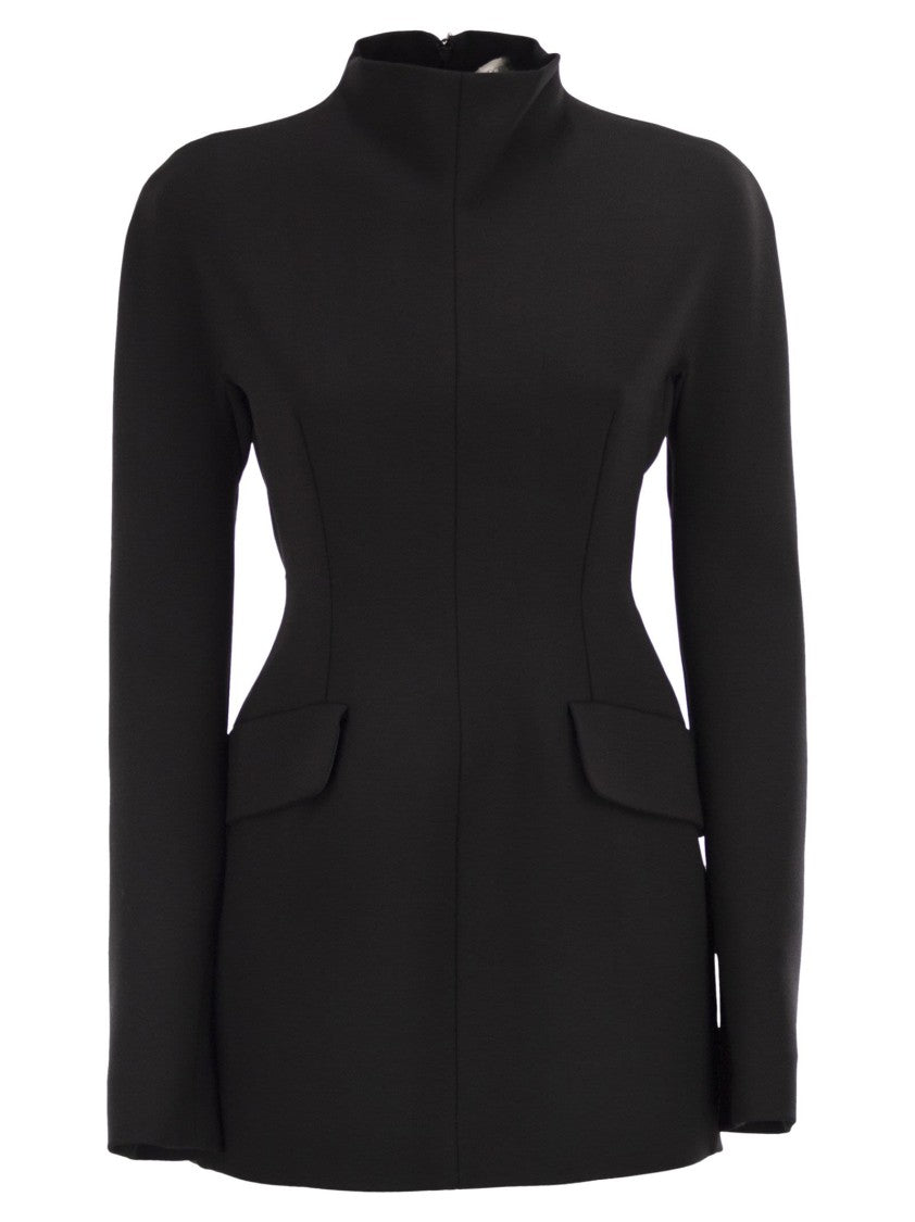 Sportmax Tefrite - Short Stretch Wool Dress