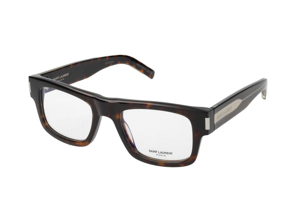 Saint Laurent Eyeglasses Sl 574 002 Havana Crystal Transparent 52/21/145