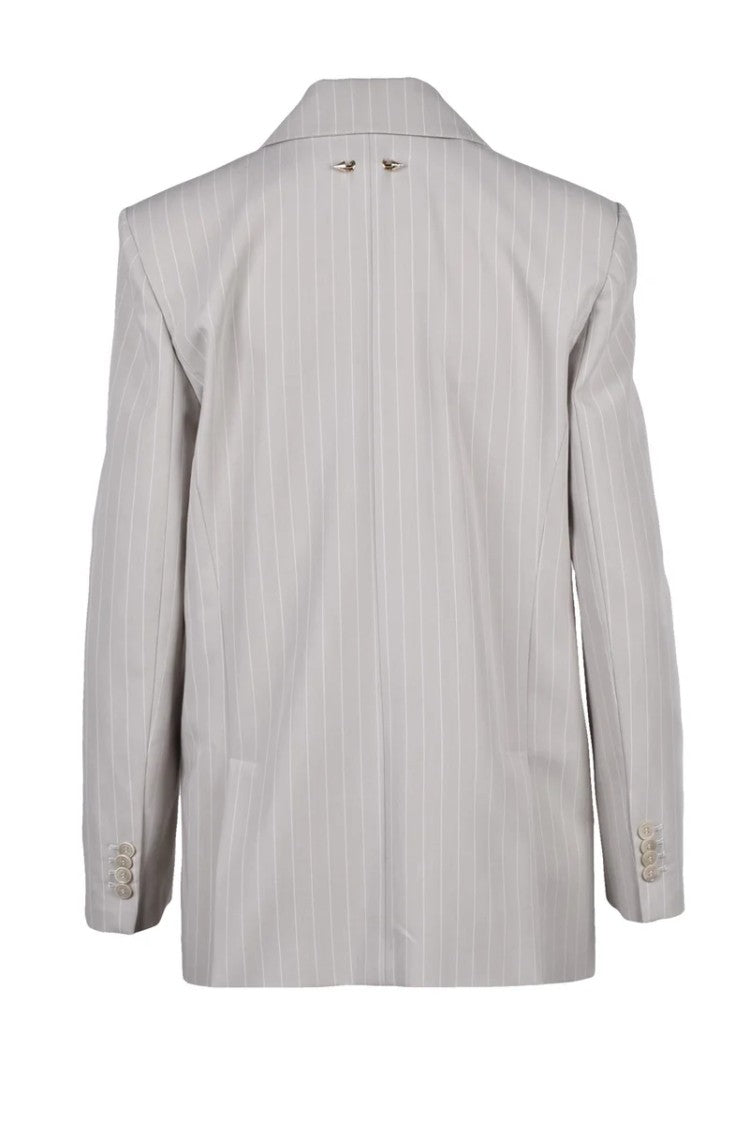 Patrizia Pepe Straight Jacket - Light Grey