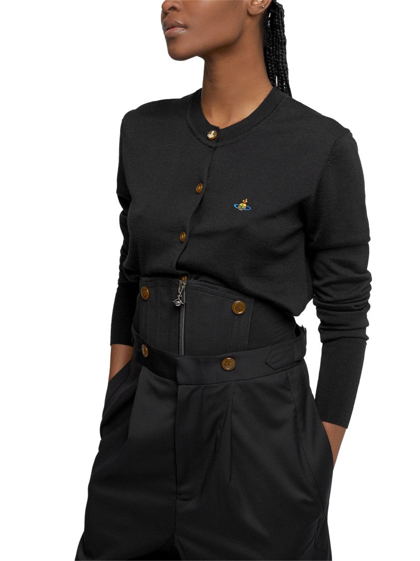 Vivienne Westwood Bea Fitted Cashmere-Blend Cardigan