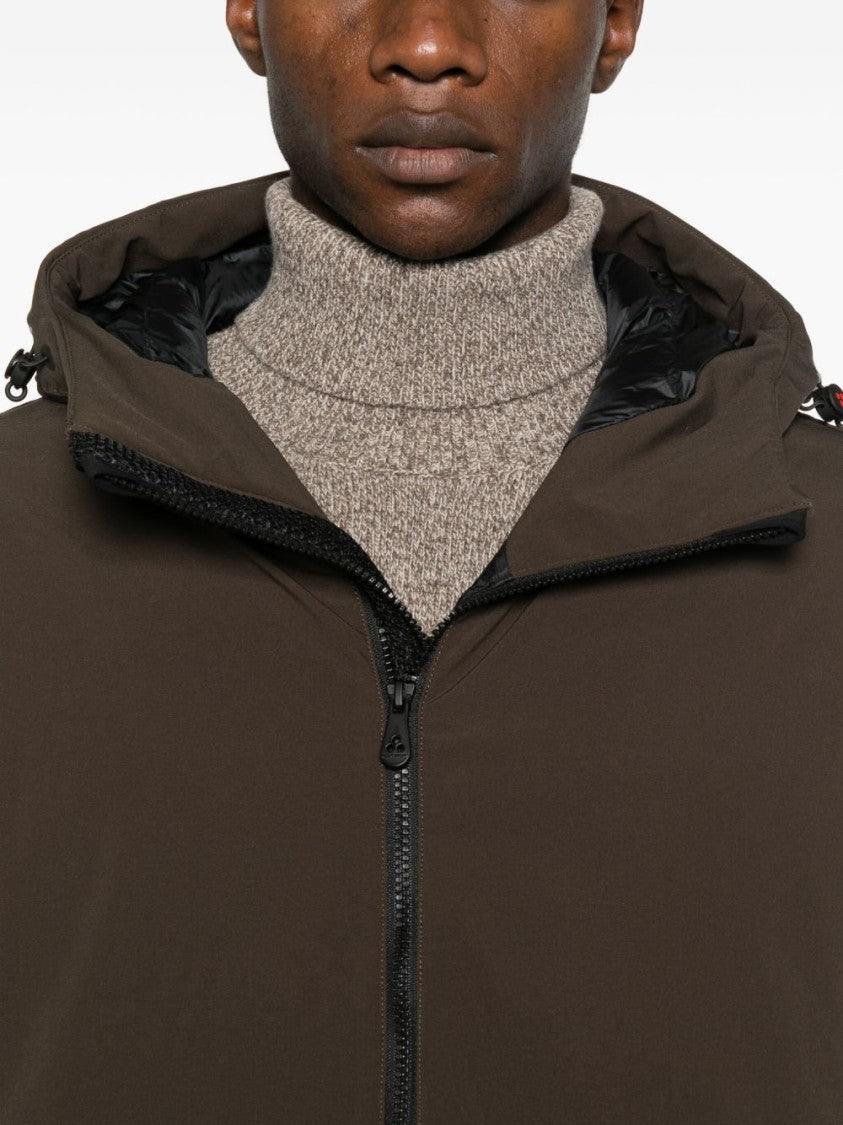 Peuterey Brown Parka With Design