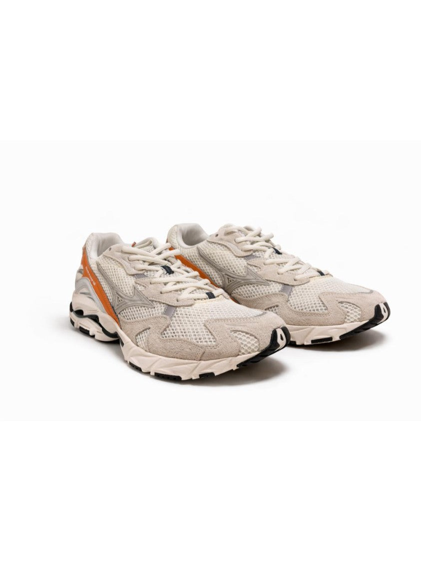 Mizuno Mesh And Suede Lace-Up Sneakers