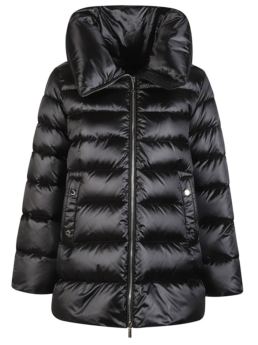 Moorer Natalia-Hc Shiny Quilted Down Jacket