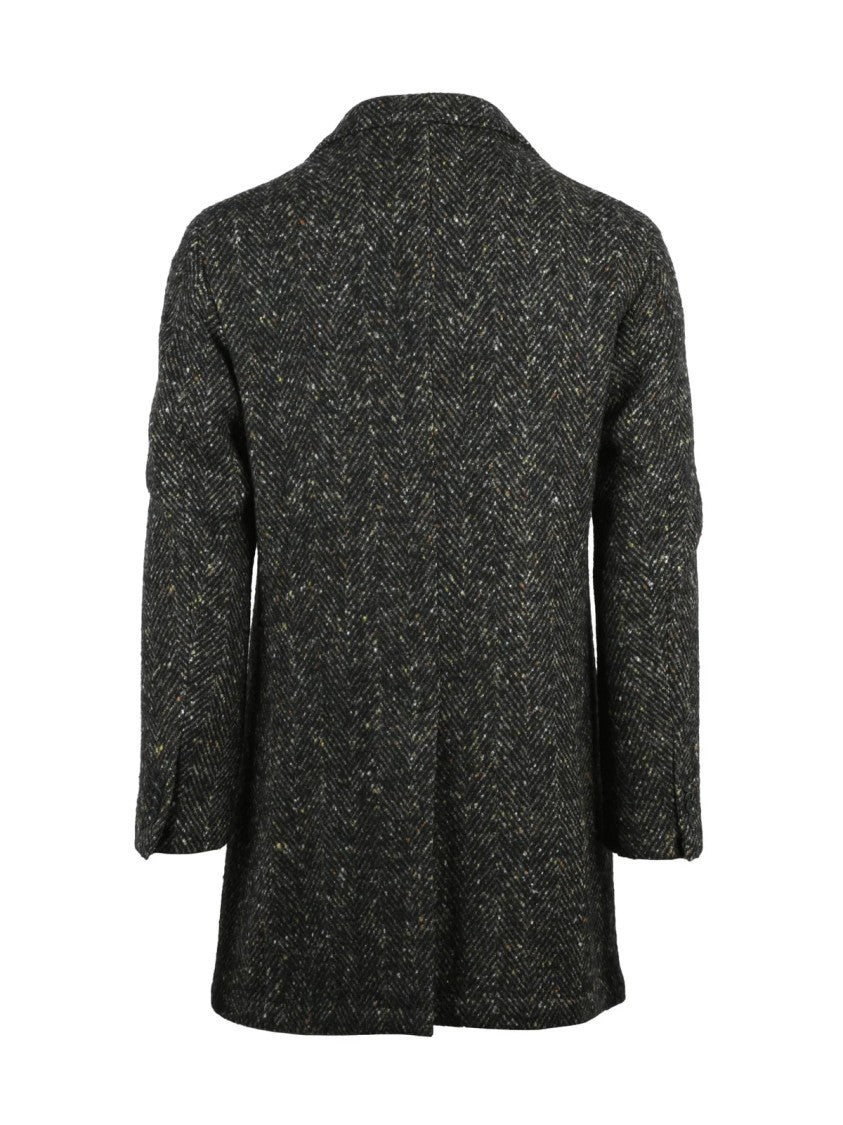 L.B.M. 1911 Multicolor Wool Coat