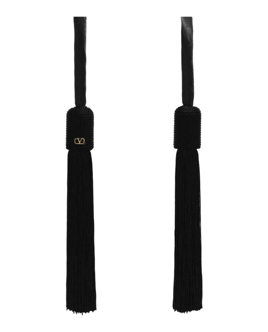 Valentino Runway Silk Satin Rope Belt