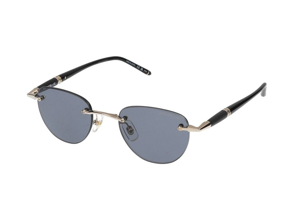 Montblanc Sunglasses Montblanc Mb0412s 001 Gold Black Grey 48/20/150