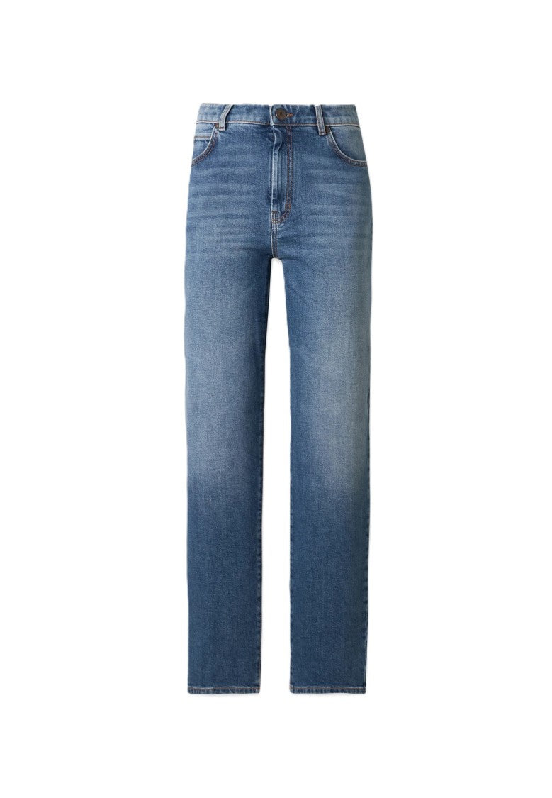 Max Mara Used Blue Denim Jeans
