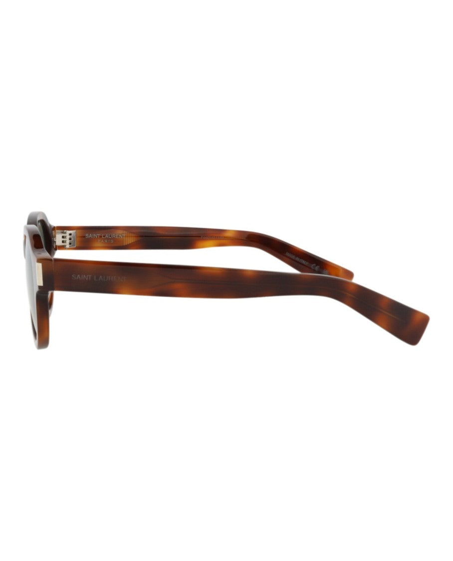 Saint Laurent Round-Frame Acetate Sunglasses