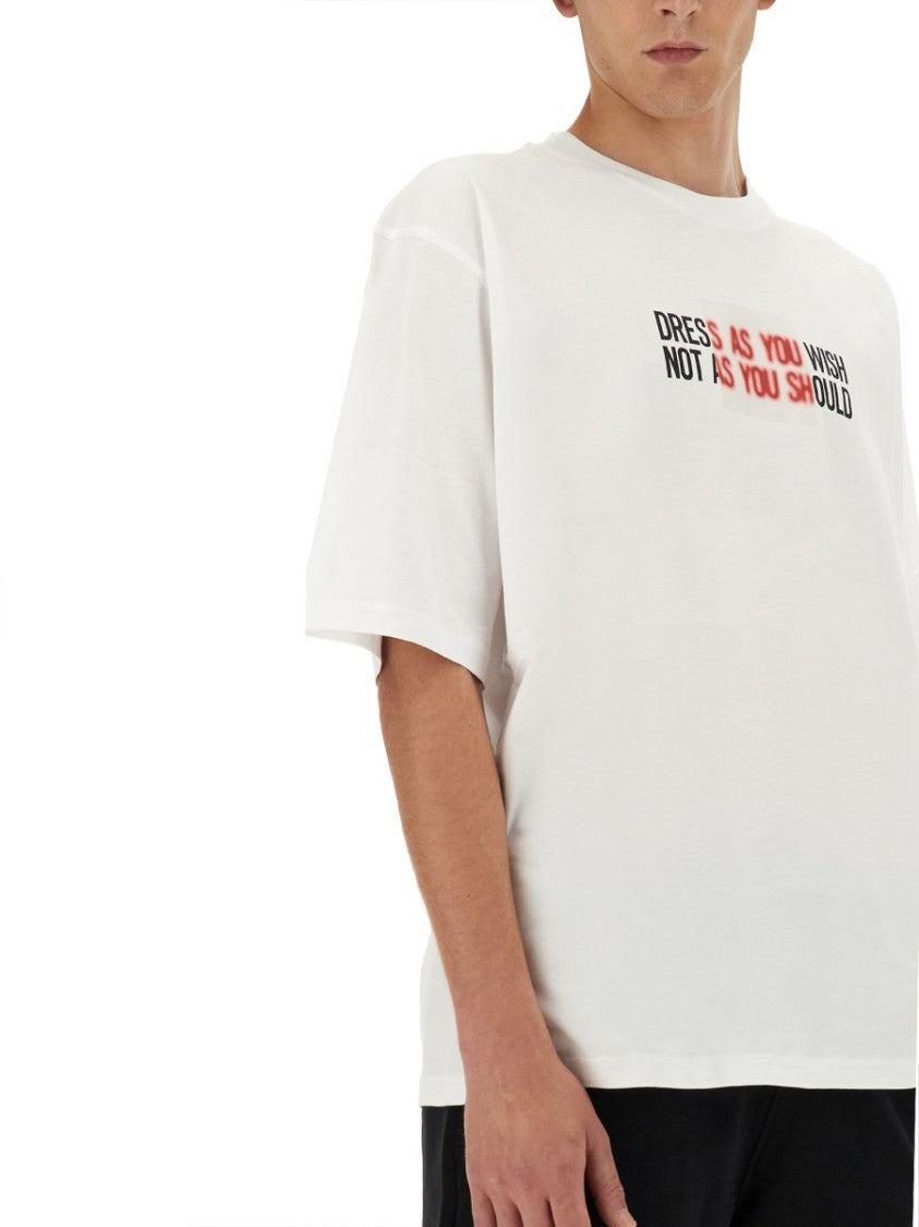 Moschino Oversized White T-Shirt