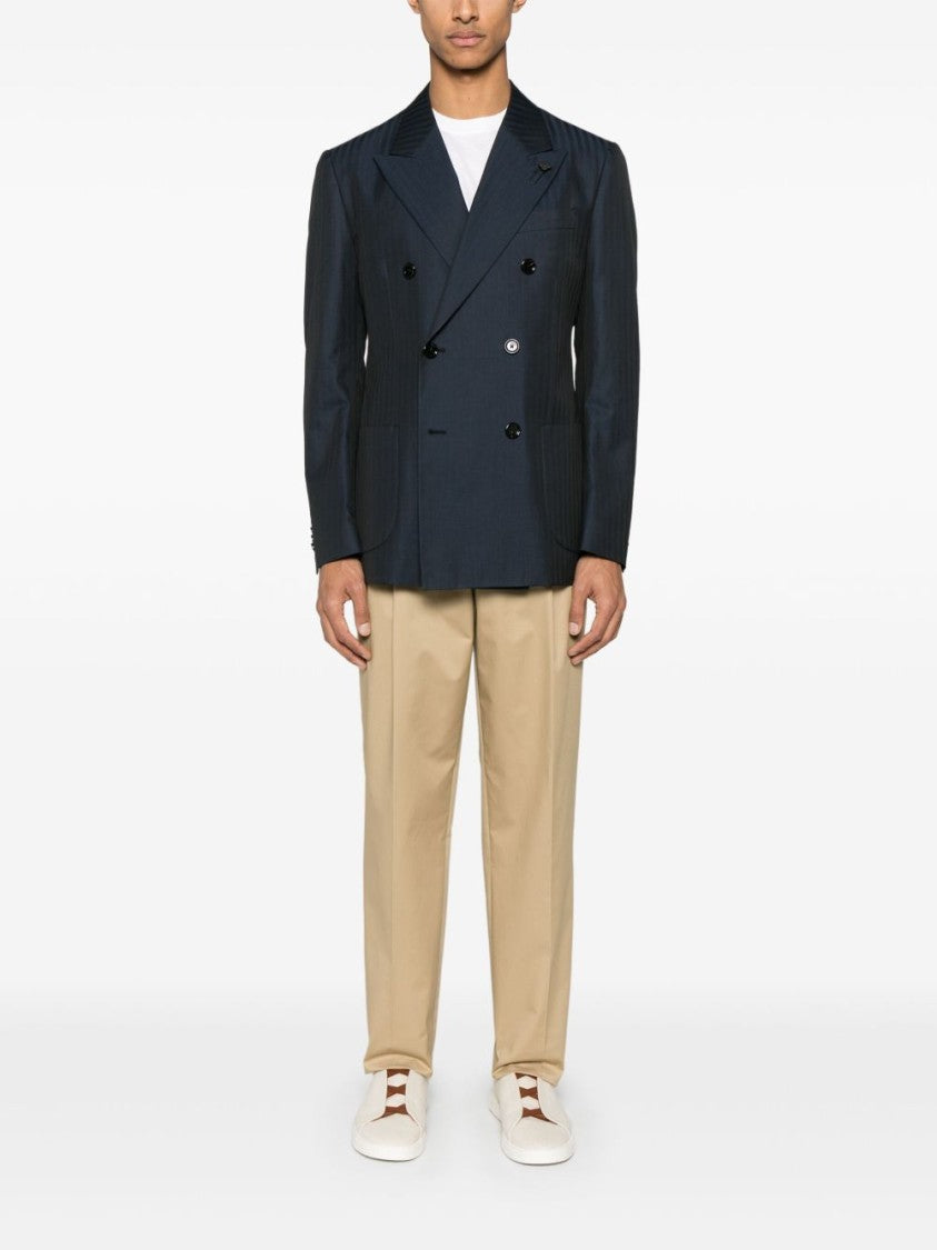 Lardini Cotton-Silk Blend White T-Shirt