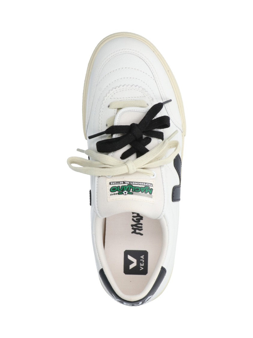 Veja White Panenka Leather Low-Top Sneakers