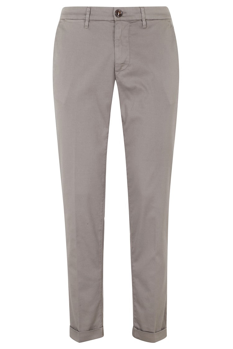Re-Hash Cotton-Blend Darts Turn-Up Chino Pants