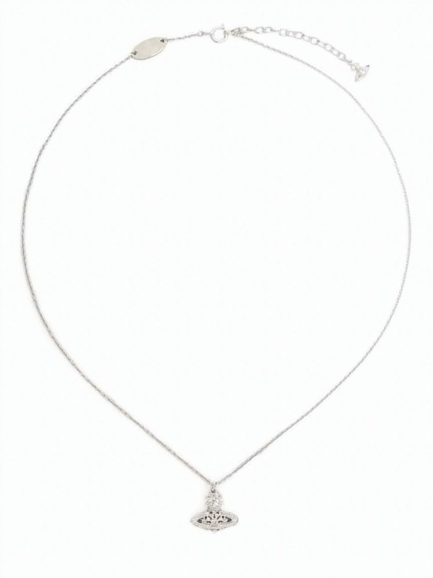 Vivienne Westwood Intricately Designed Silver Pendant Necklace