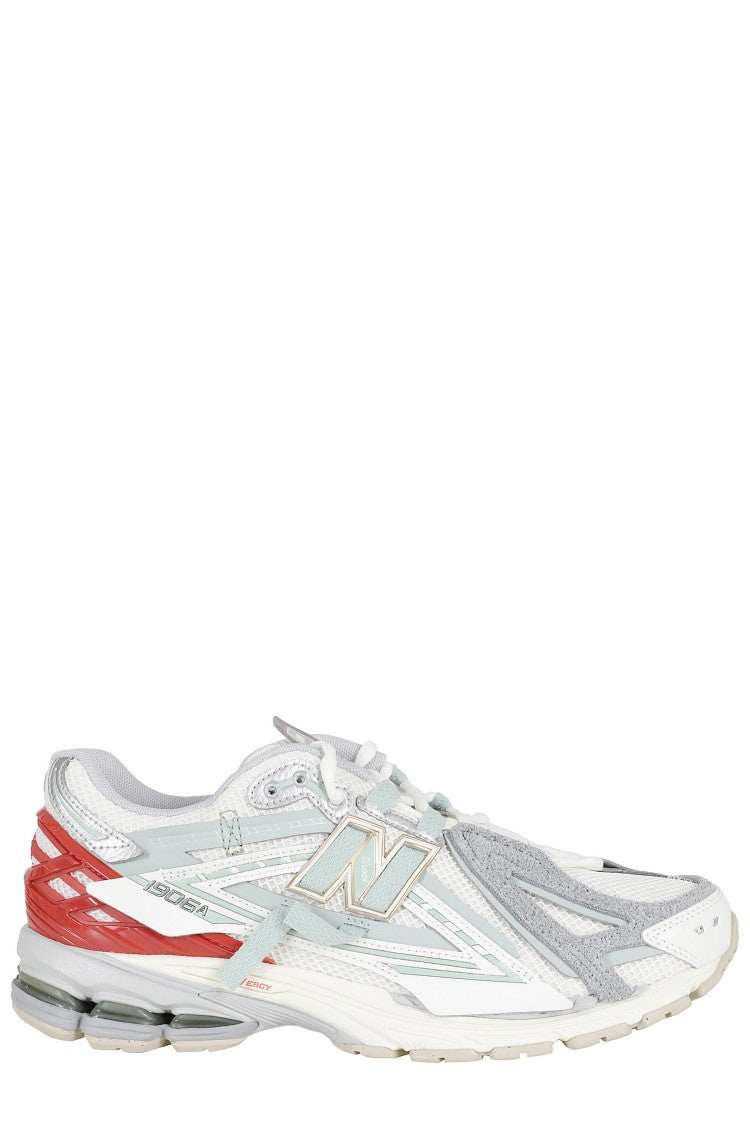 New Balance Gray Red Lifestyle U19065 Mesh Leather Polyester Sneakers