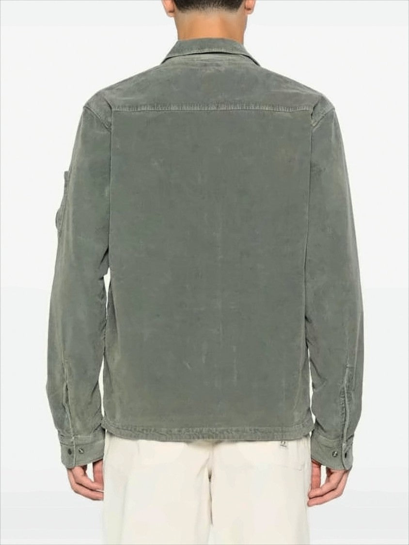 C.P. Company Relaxed Fit Corduroy Jacket With Classic Collar