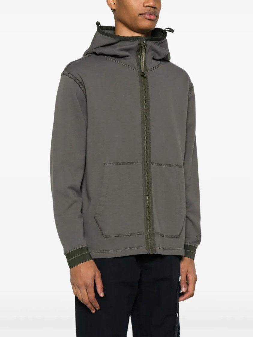 C.P. Company Diagonal Fleece Hoodie