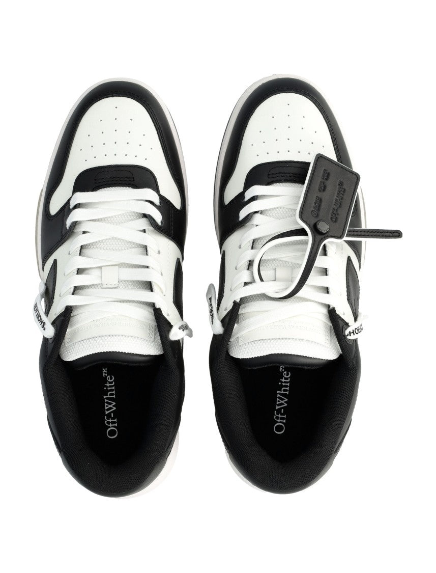 Off-White Black White Out Of Office Color-Block Sneakers