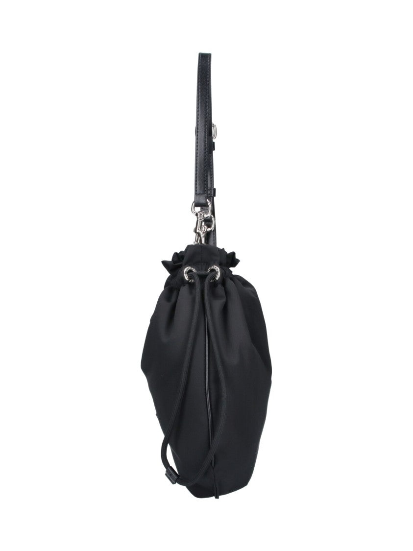 Vivienne Westwood Black Orb Drawstring Fabric Pouch