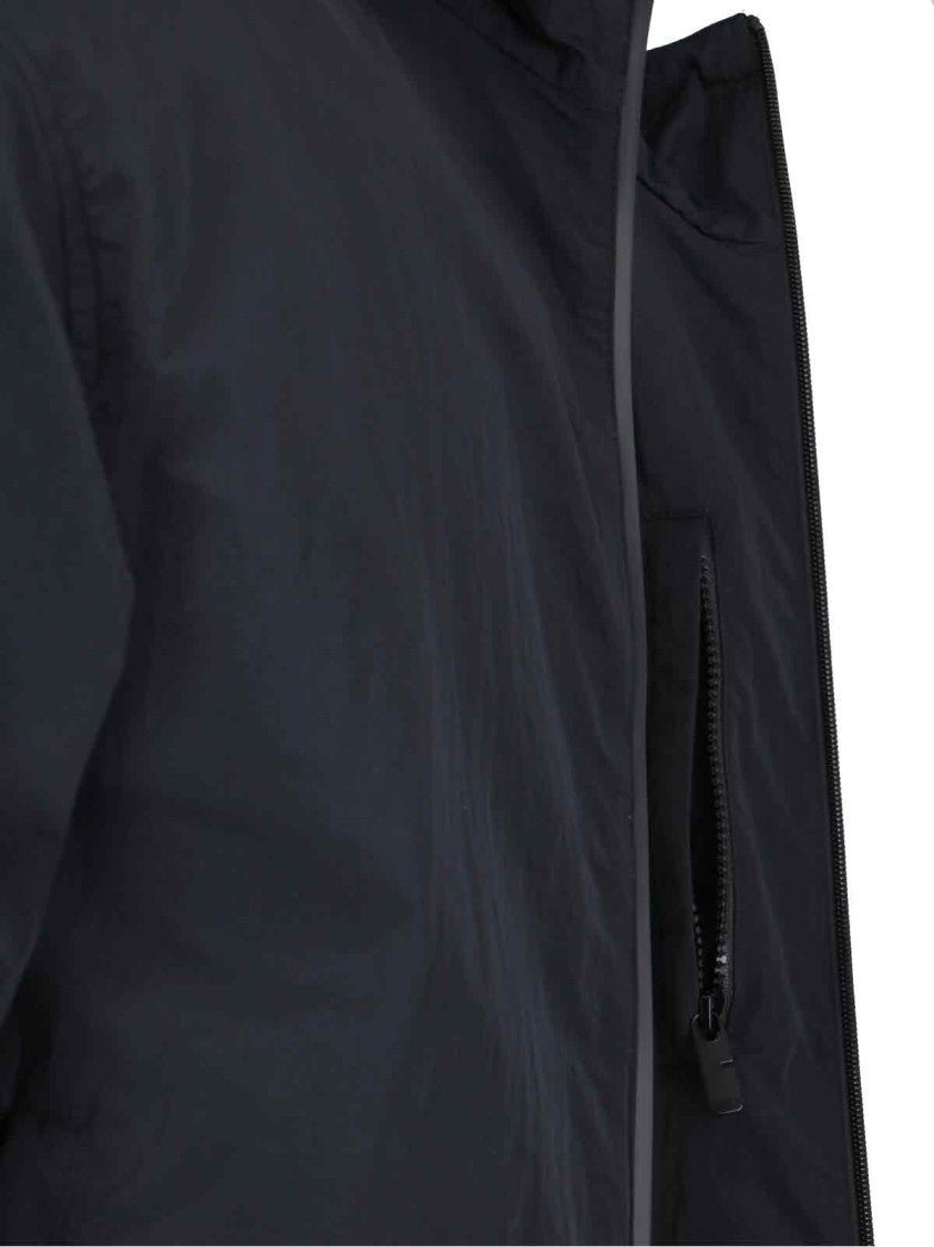 Burberry "Ekd" Hooded Jacket – Black