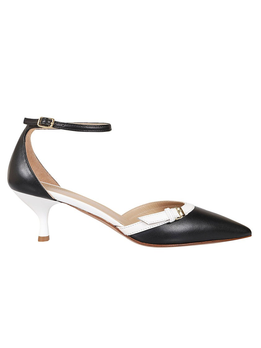 Relac Pointed Toe Heels With Ankle Strap