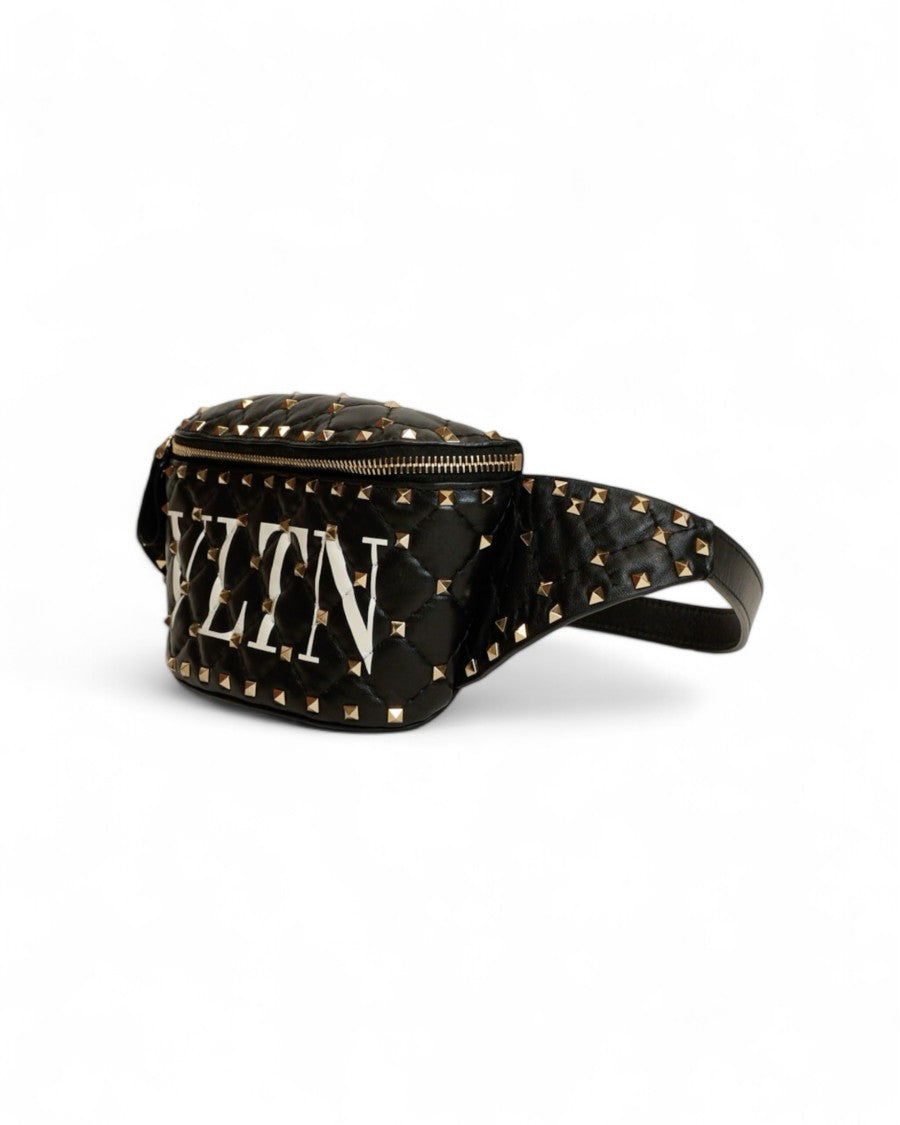 Valentino Spike Black Bum Bag