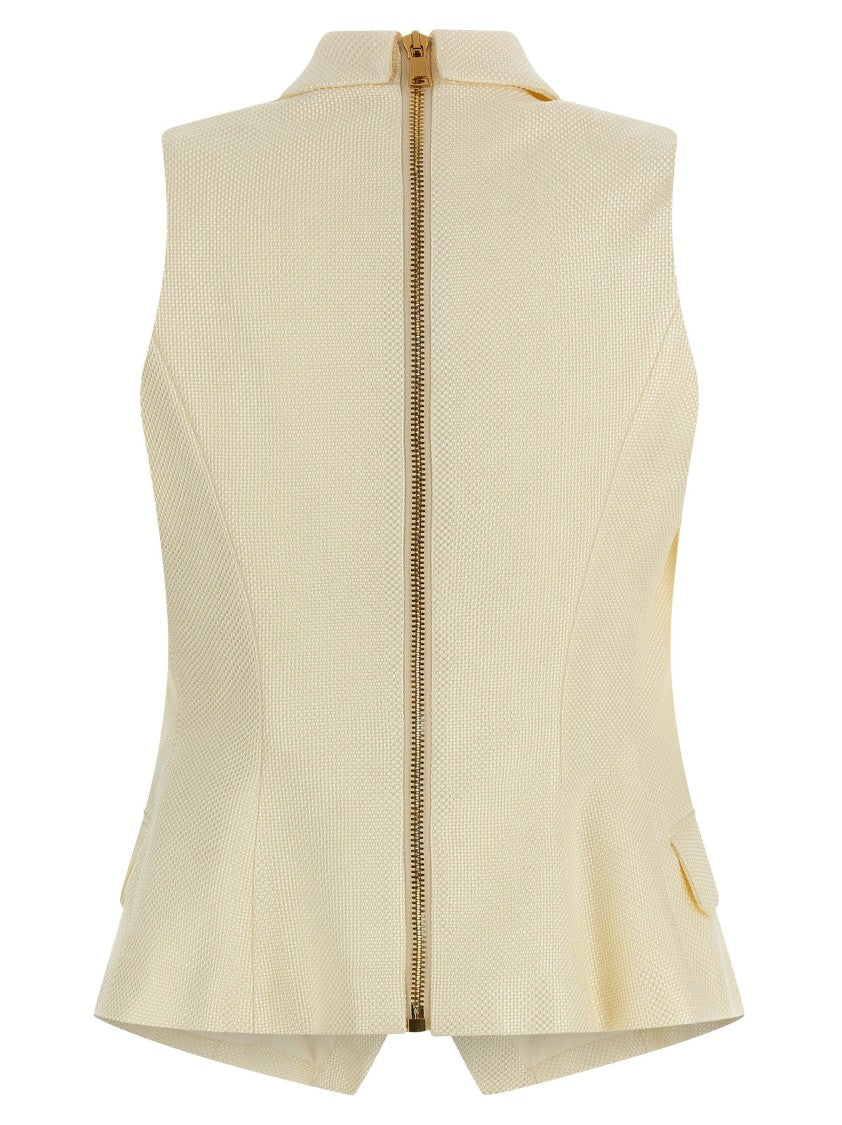 Balmain 'Gold And Gold Coin' Vest