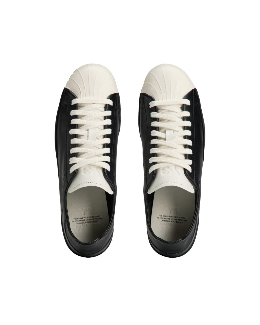 Y-3 Low-Top Sneakers With Iconic Shell Toe And Subtle Detailing