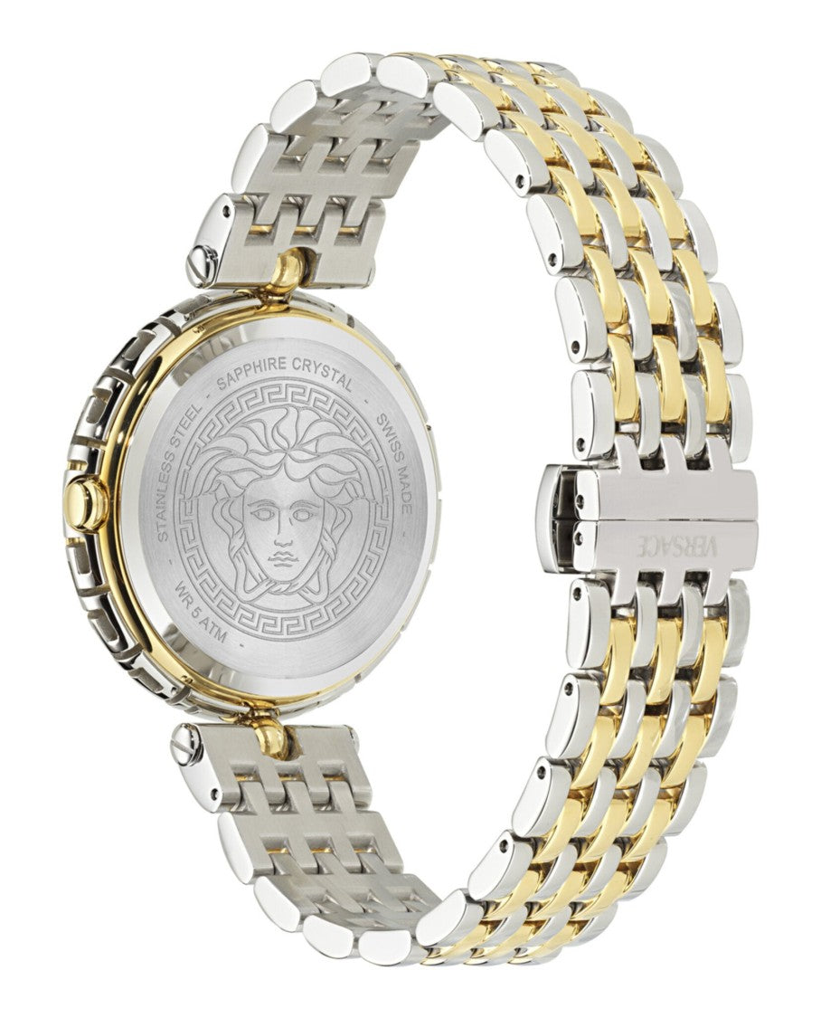 Versace Medusa Heritage Bracelet Watch With Two-Tone Case