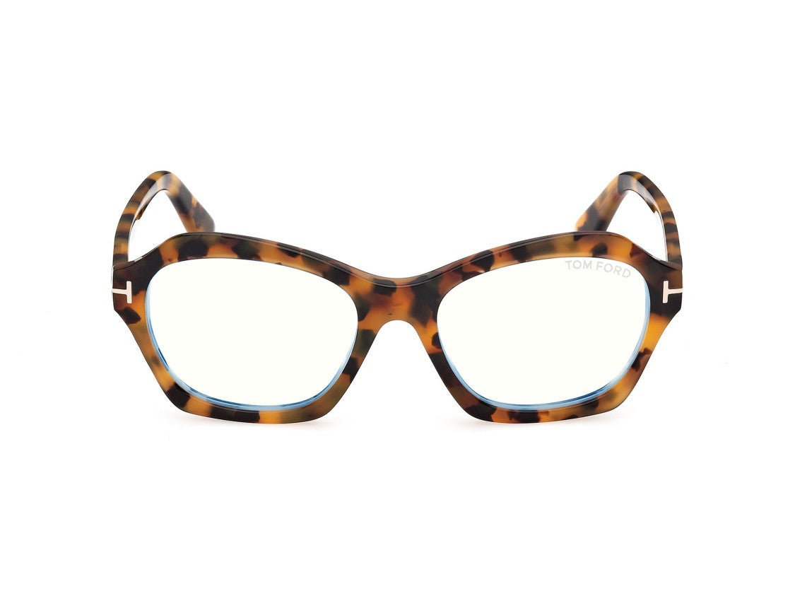 Tom Ford Ft6193-B Oversized Tortoiseshell Metallic Square Sunglasses