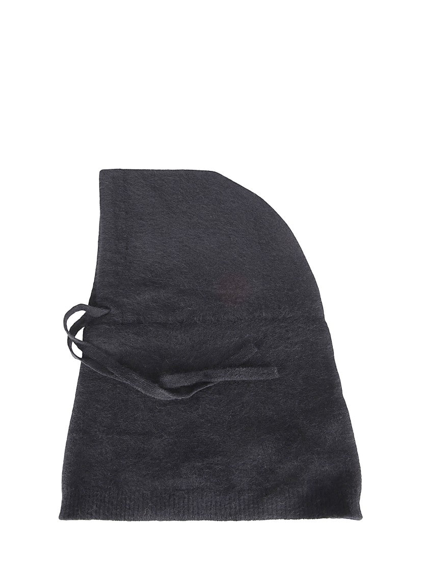 P.A.R.O.S.H. Oversized Black Hood With Drawstring