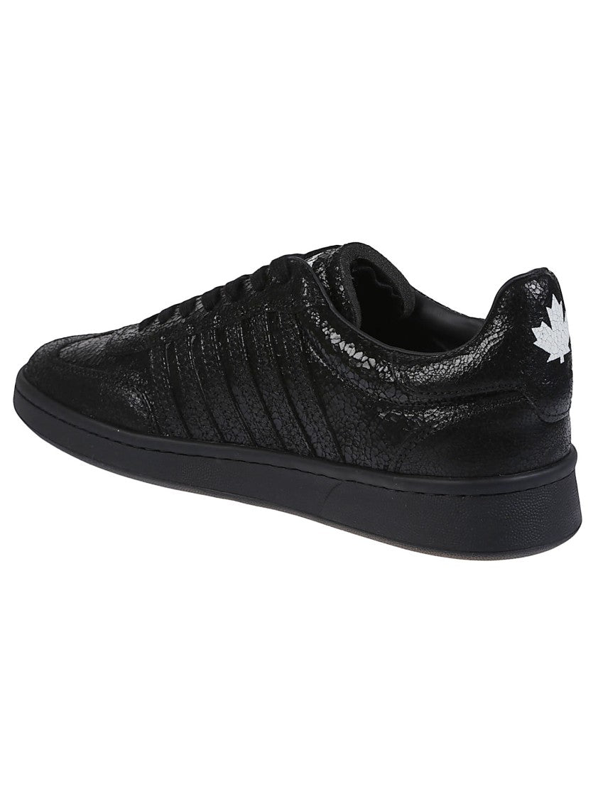 Dsquared2 Boxer Lace-Up Calf Leather Sneakers