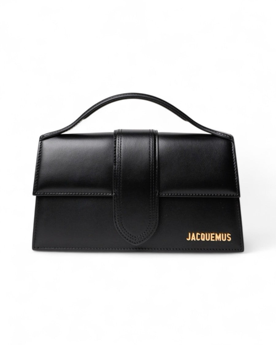 Jacquemus Rectangular Matte Leather Handbag With Gold-Tone Hardware