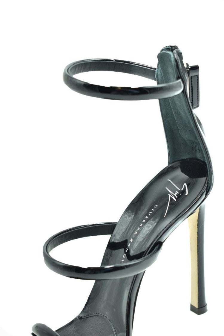 Giuseppe Zanotti High-Heeled Multicolor Leather Pumps Strappy Design