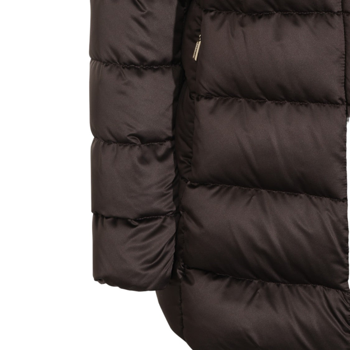 Moorer Quilted Padded Detachable Hood Down Jacket