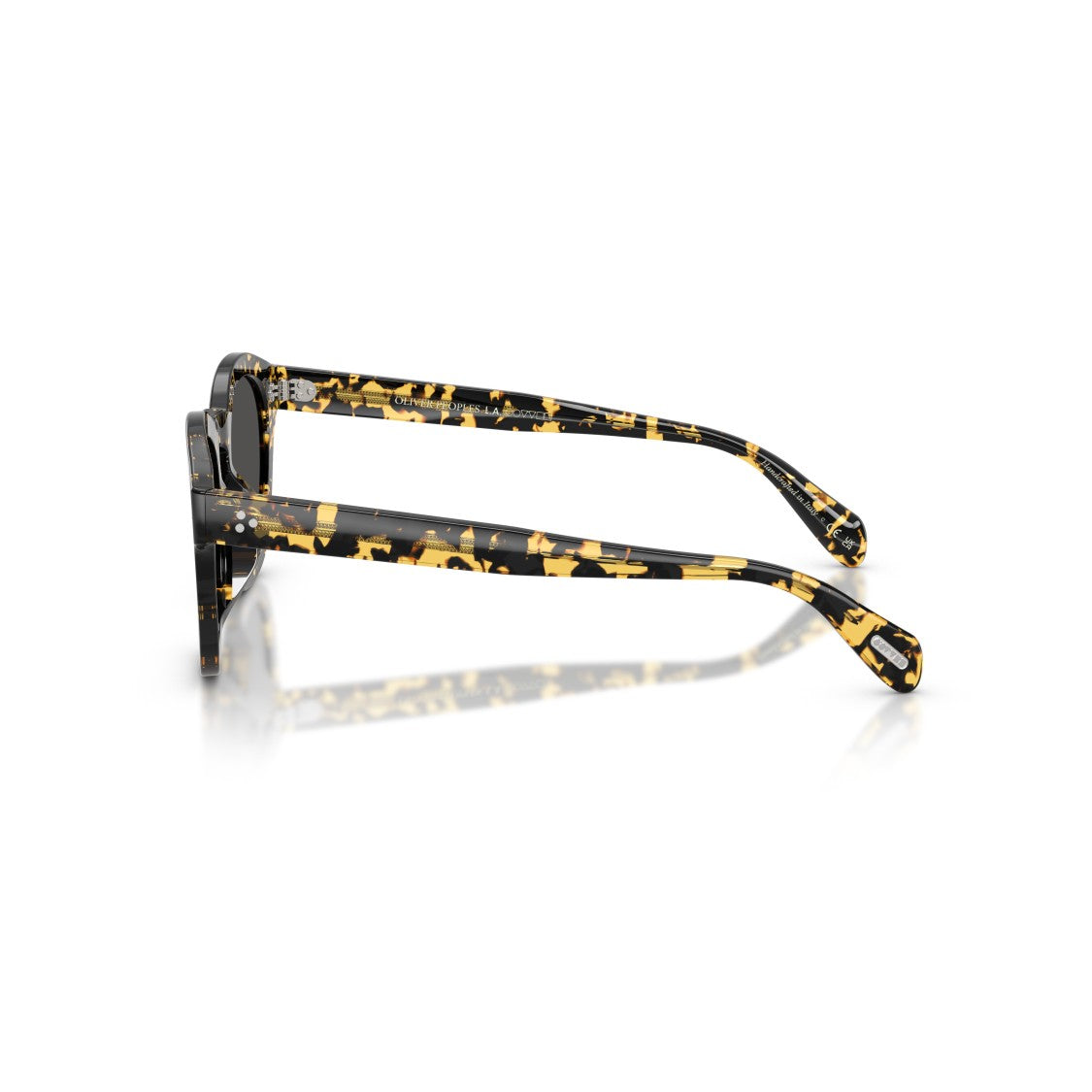 Oliver Peoples 0Ov5382su Round Tortoiseshell Acetate Sunglasses With Keyhole Bridge