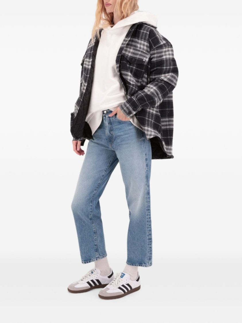 Icon Denim Relaxed Cropped Wide-Leg Jeans