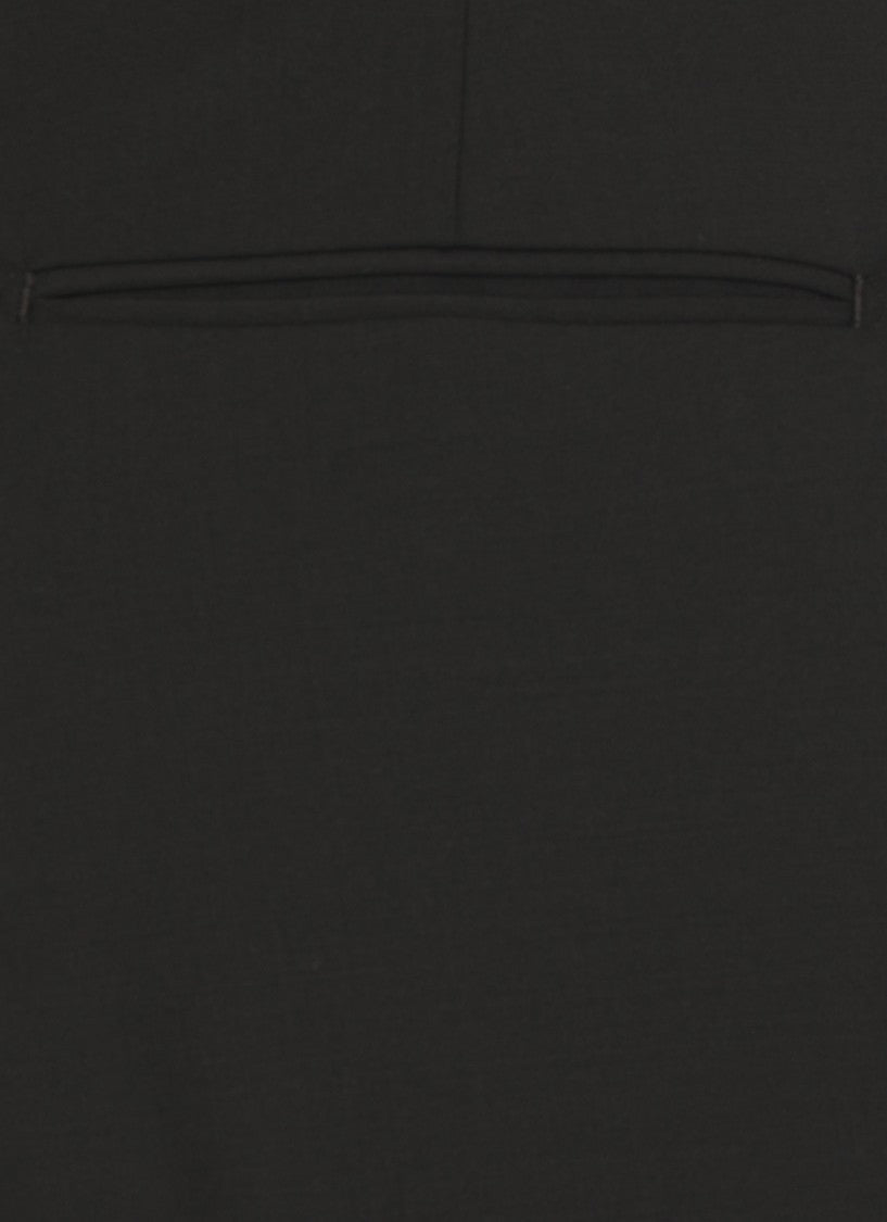 Lardini Tailored Black Virgin Wool Pants