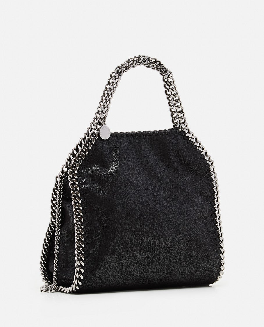 Stella Mccartney Mini Tote With Metal Chain Edging And Detachable Shoulder Strap