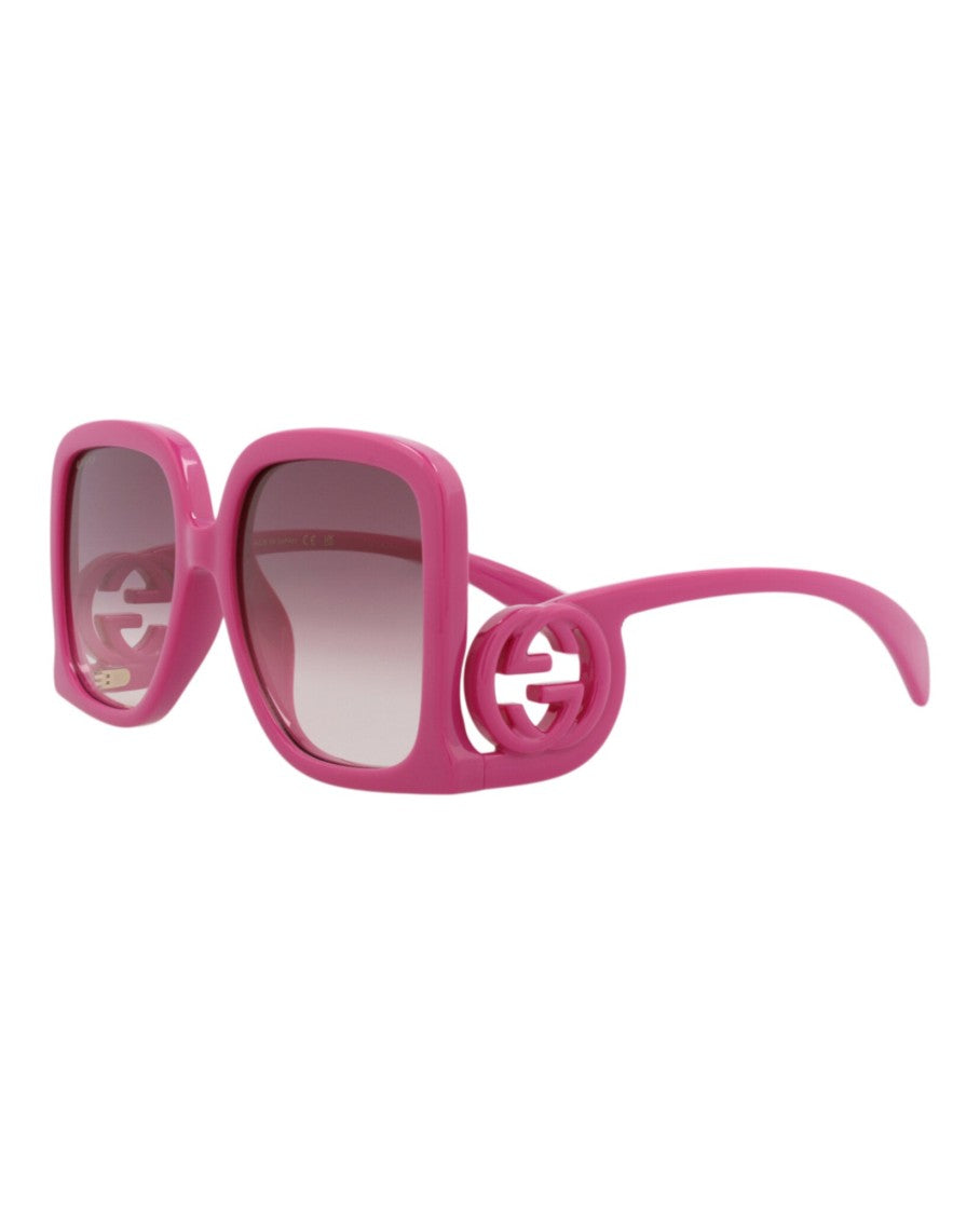 Gucci Square-Frame Injection Sunglasses