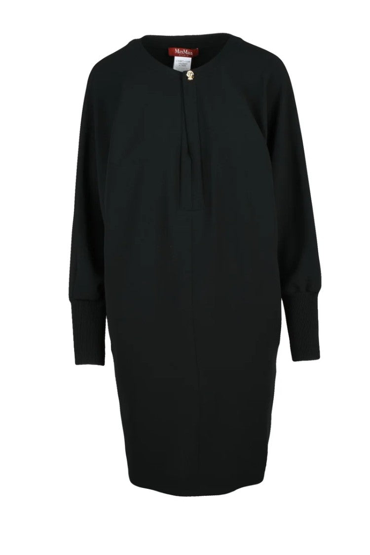 Max Mara Asti Batwing Dress - Black