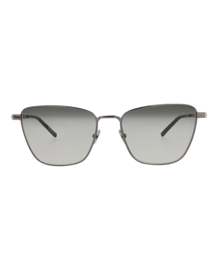 Saint Laurent Cat Eye-Frame Metal Sunglasses