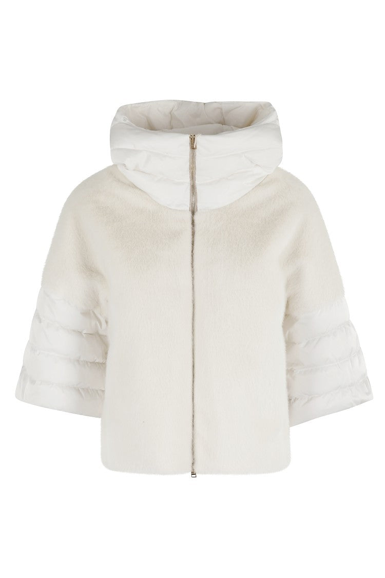 Herno Short Quilted Cape