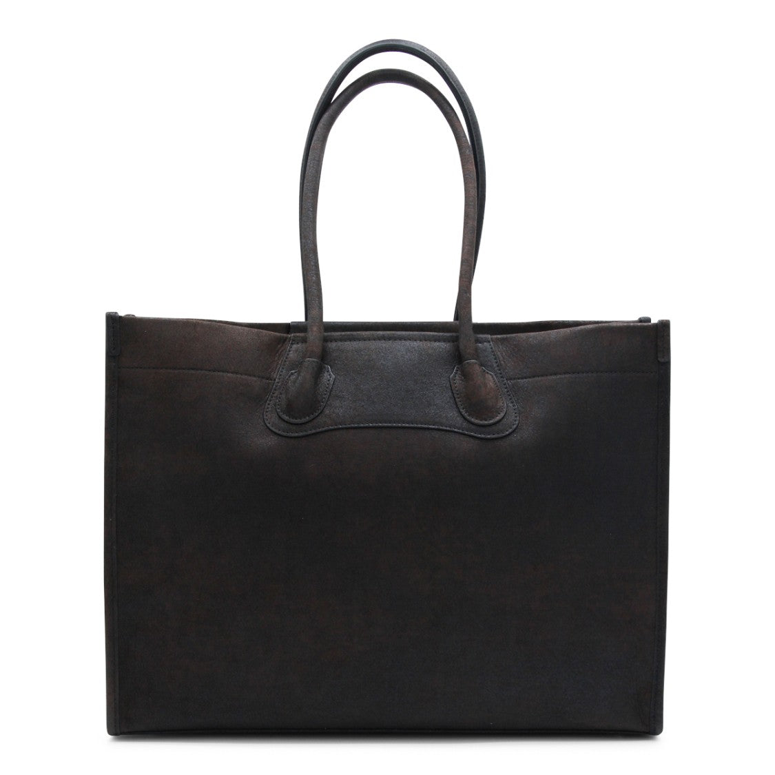Vivienne Westwood Glossy Structured Top Handle Bag