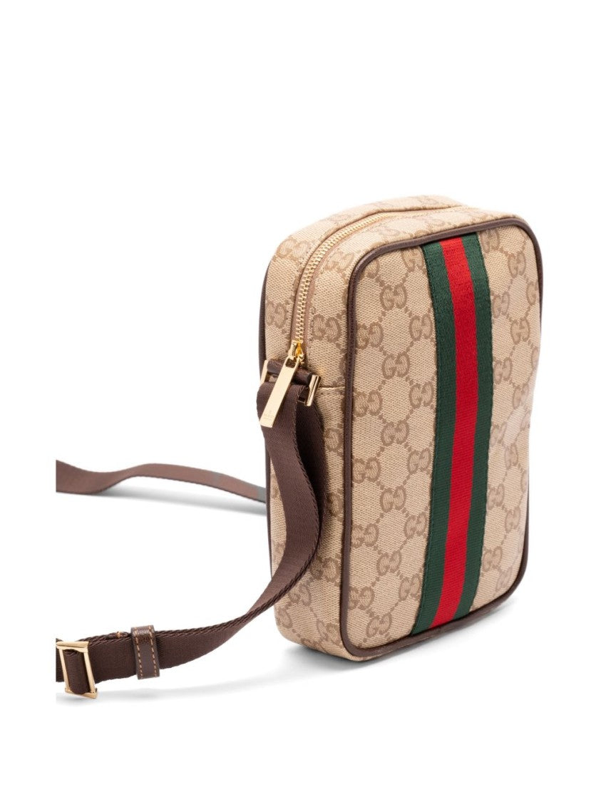 Gucci Square Monogram Canvas Crossbody Bag