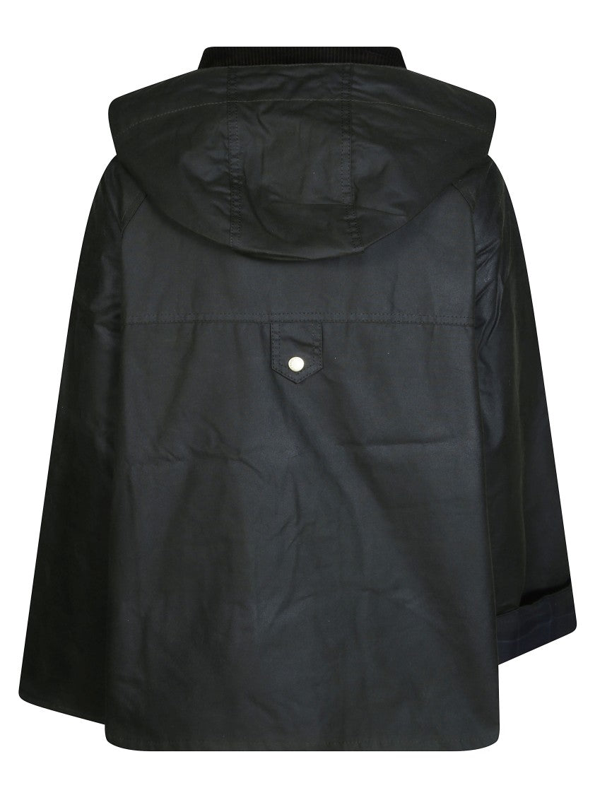 Barbour Carville Wax Jacket Boxy Cropped Waxed Jacket