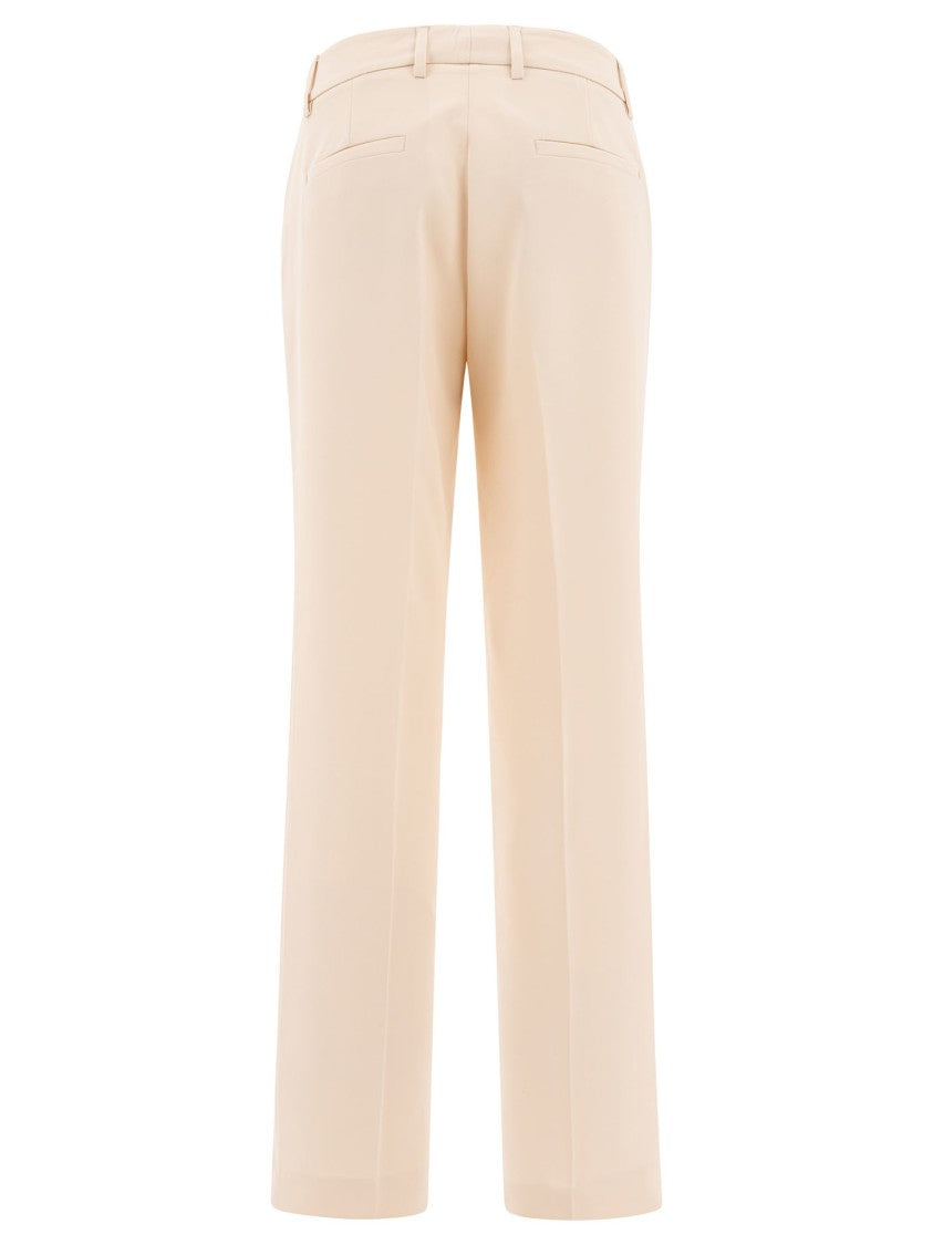 F.It Straight-Leg Trousers With Mid-Rise Waist
