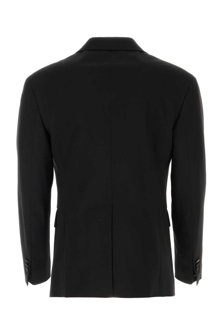 Dsquared2 Black Stretch Wool Dan Db Blazer
