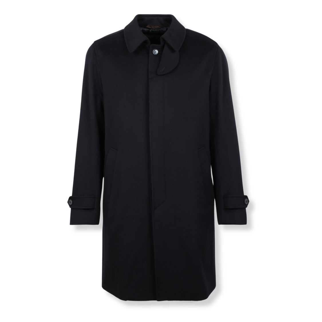 Herno Single-Breasted Herno Winter Coat With Clean Silhouette