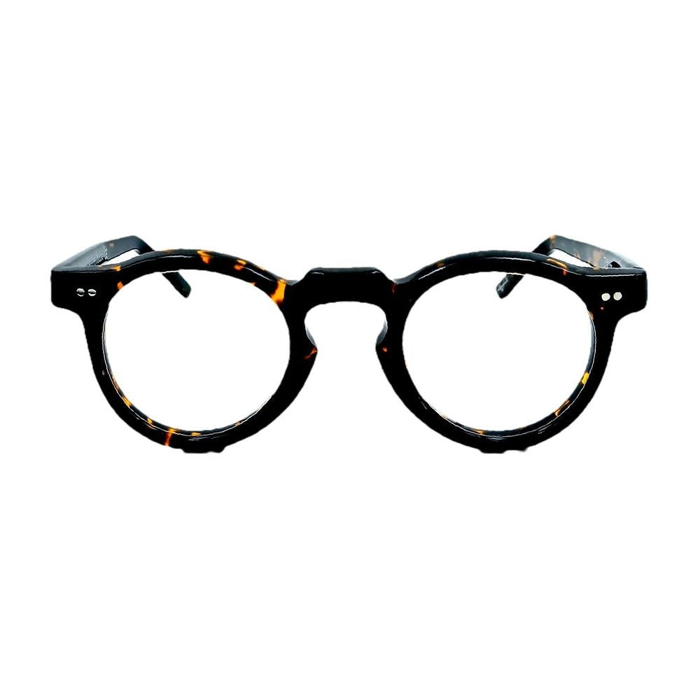 Toffoli Costantino T058 Handcrafted Round Tortoiseshell Sunglasses